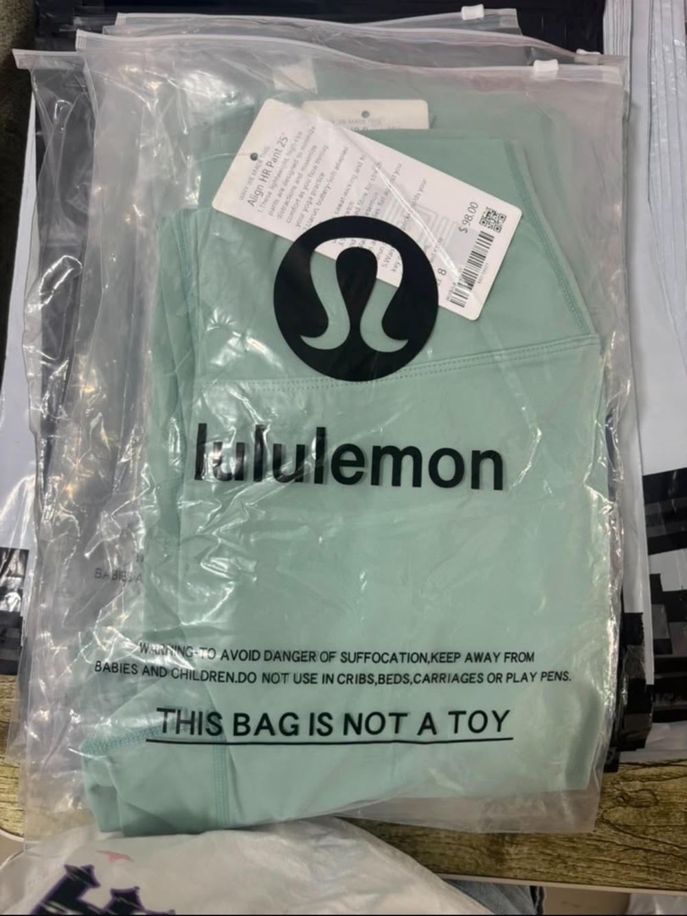 lululemon athletica Mint Green Leggings
